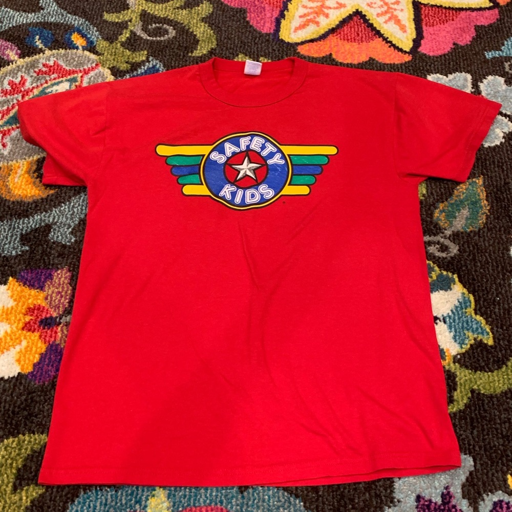 Vintage Safety Kids Men’s M T-shirt Just Say No